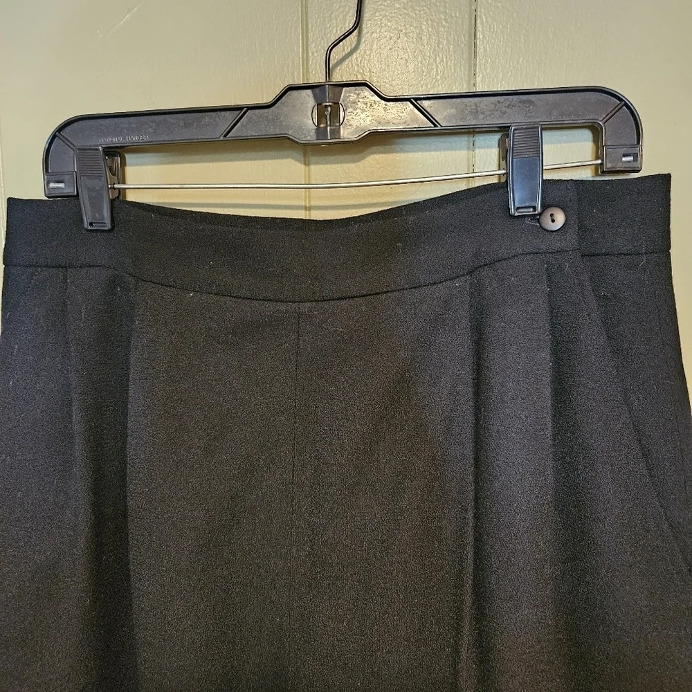Jos A. Banks Black Tailored Lined Pants, 100% Wool, Size 16, Formal Occasions